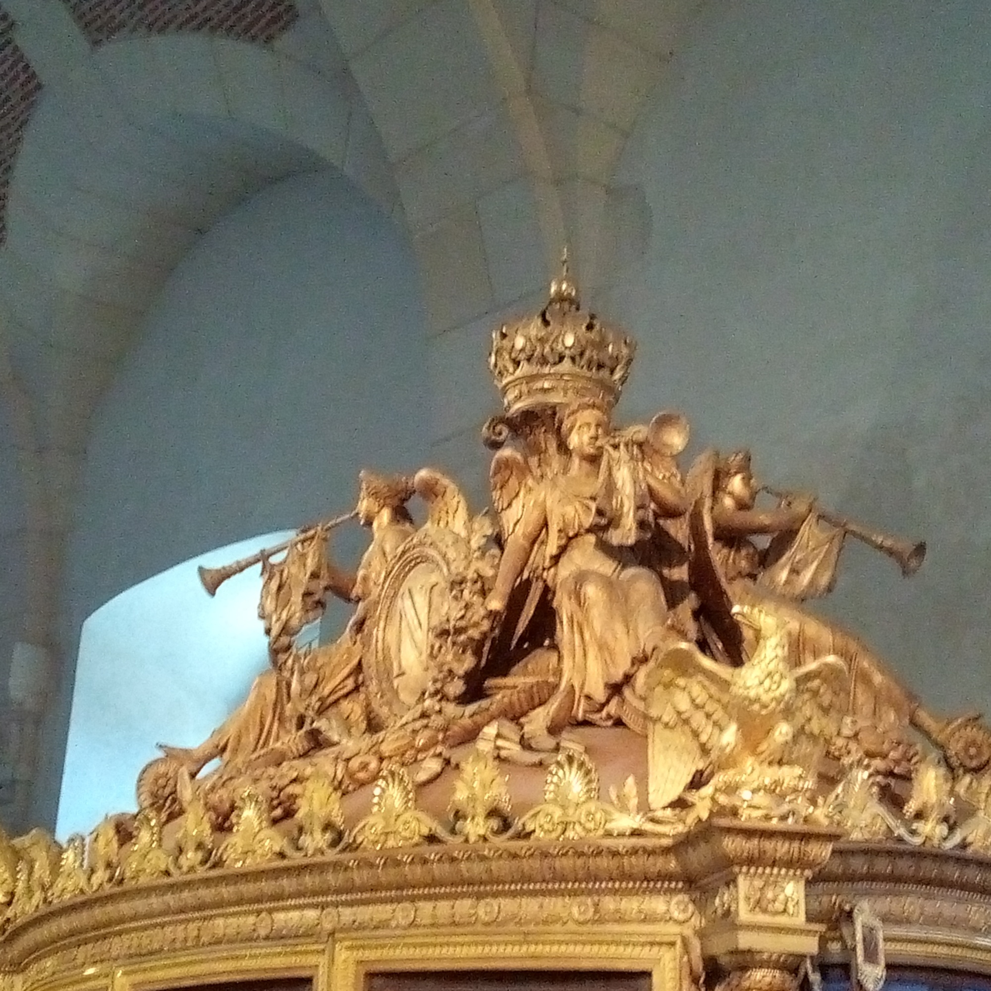 Galerie des Carrosses du château de Versailles, sacre de Charles X