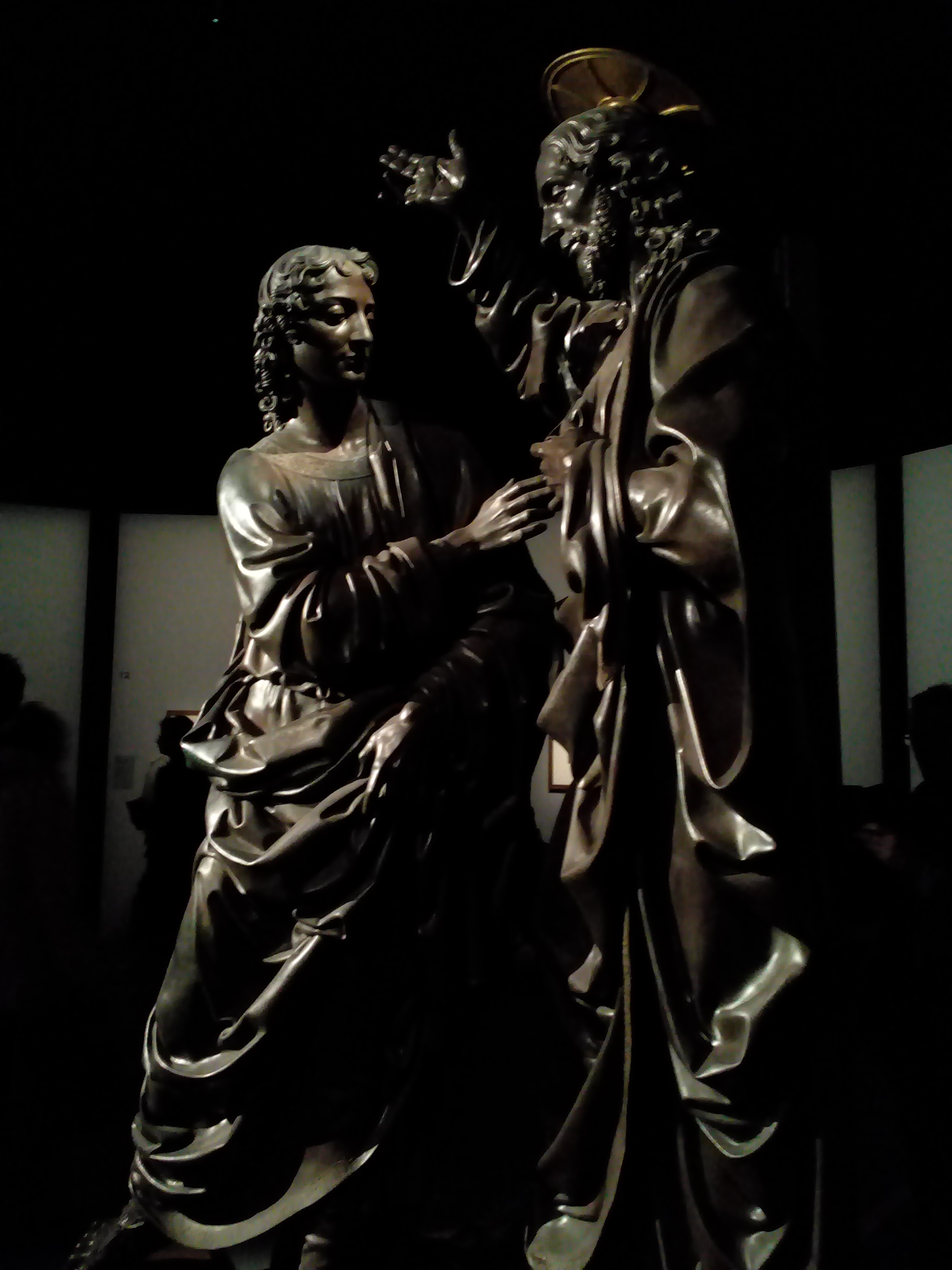 Léonard de Vinci 1452 1519 Le Louvre Le Christ et Saint-Thomas de Verrocchio 1467-1483